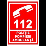 Indicator politie salvare si ambulanta 112
